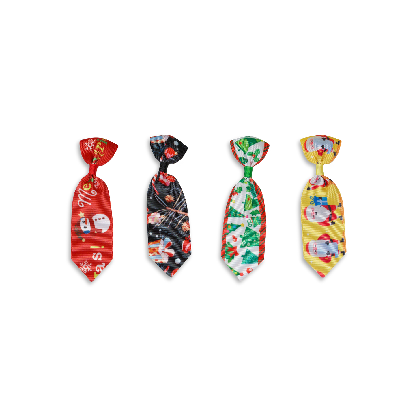 Christmas Pug Bowties and Neckties